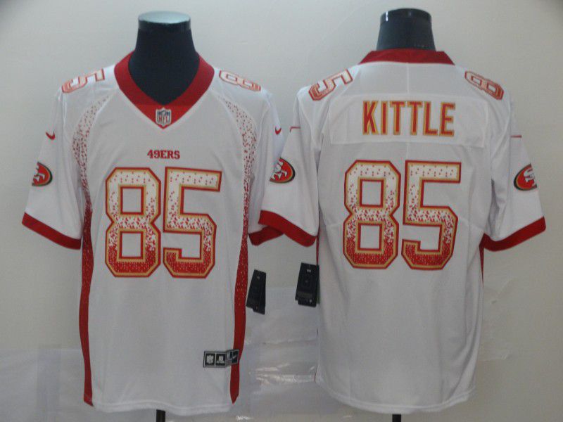 Men San Francisco 49ers #85 Kittle White Nike Drift Fashion Color Rush Limited Jersey->san francisco 49ers->NFL Jersey